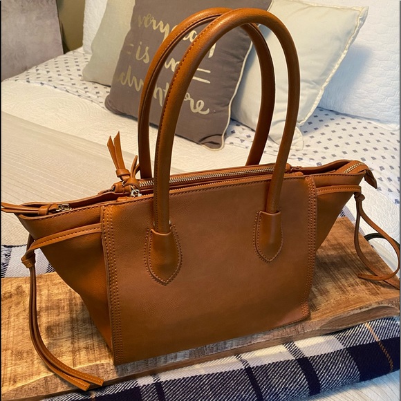 Sole Society Handbags - Sole Society Faux Leather Tote